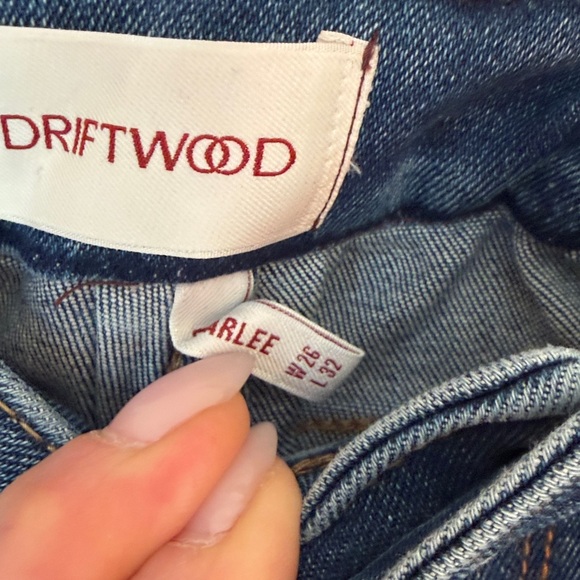 Driftwood Women Sz 26 Charlee Floral Embroidered Jeans - Picture 2 of 9